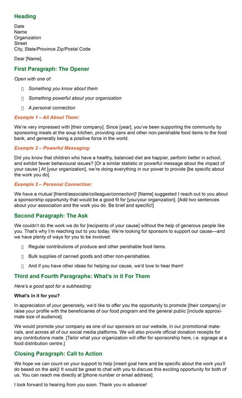 How to Write a Sponsorship Letter (+ 7 Templates).